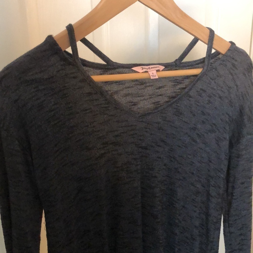 Juicy Couture Size S High Low Style Top - Picture 5 of 8